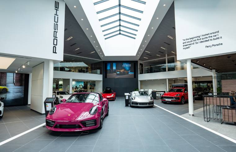 High-performance Mapei system has been chosen for Porsche Centre Newport