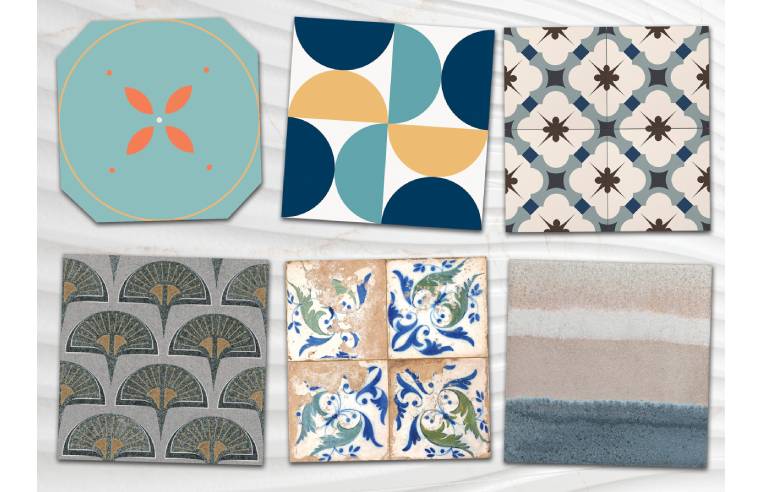 Spanish tiles by Cevica, Dune, Gayafores, ZYX, Peronda and Arcana 
